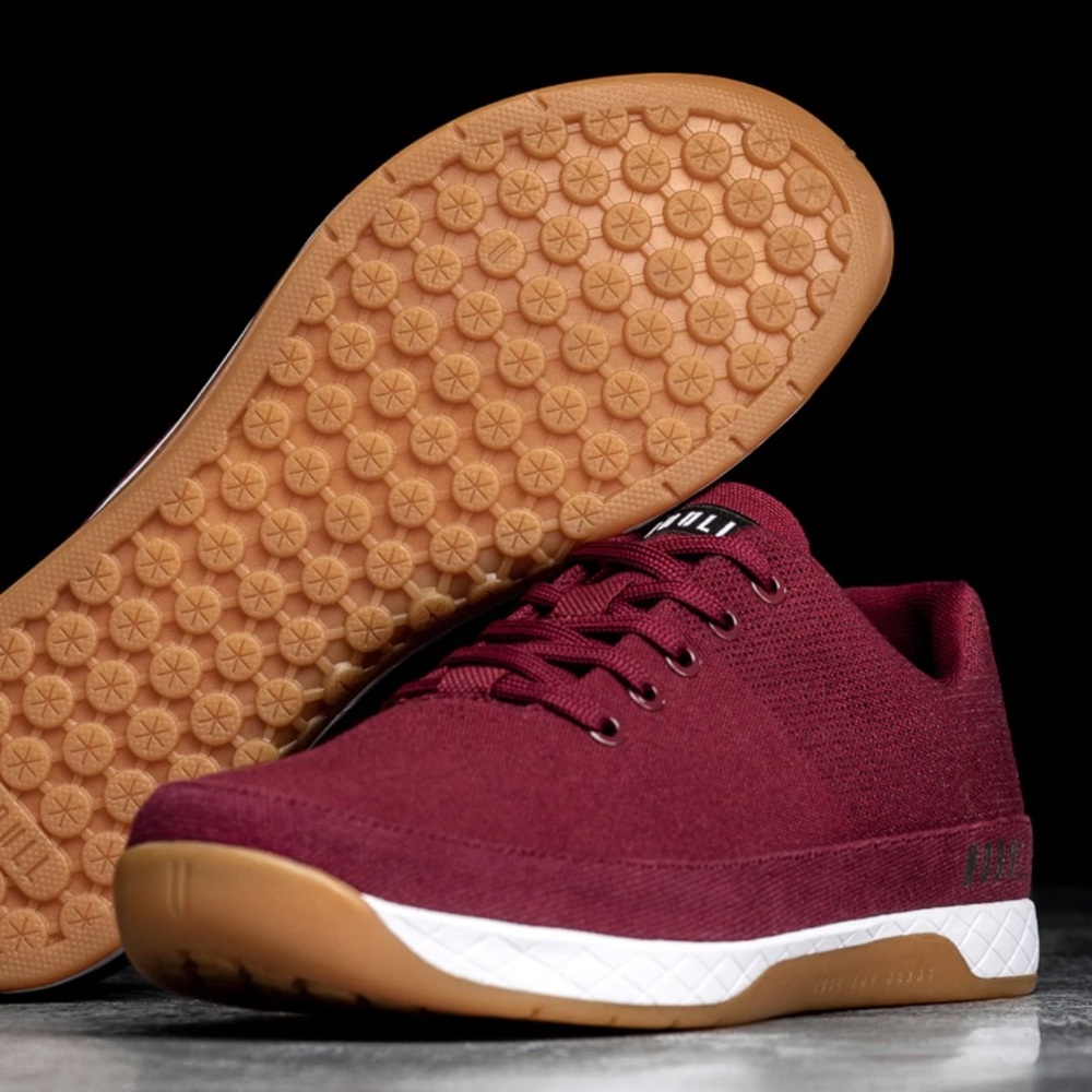 NOBULL Burgundy Sneakers with Gum Sole